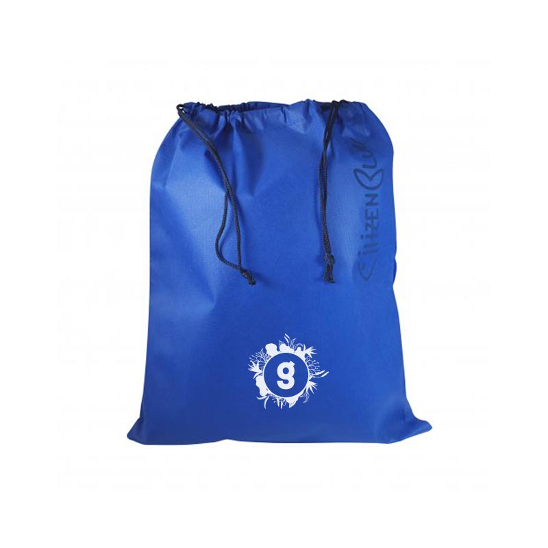 sac de plage publicitaire écologique citizen blue - pochette de rangement