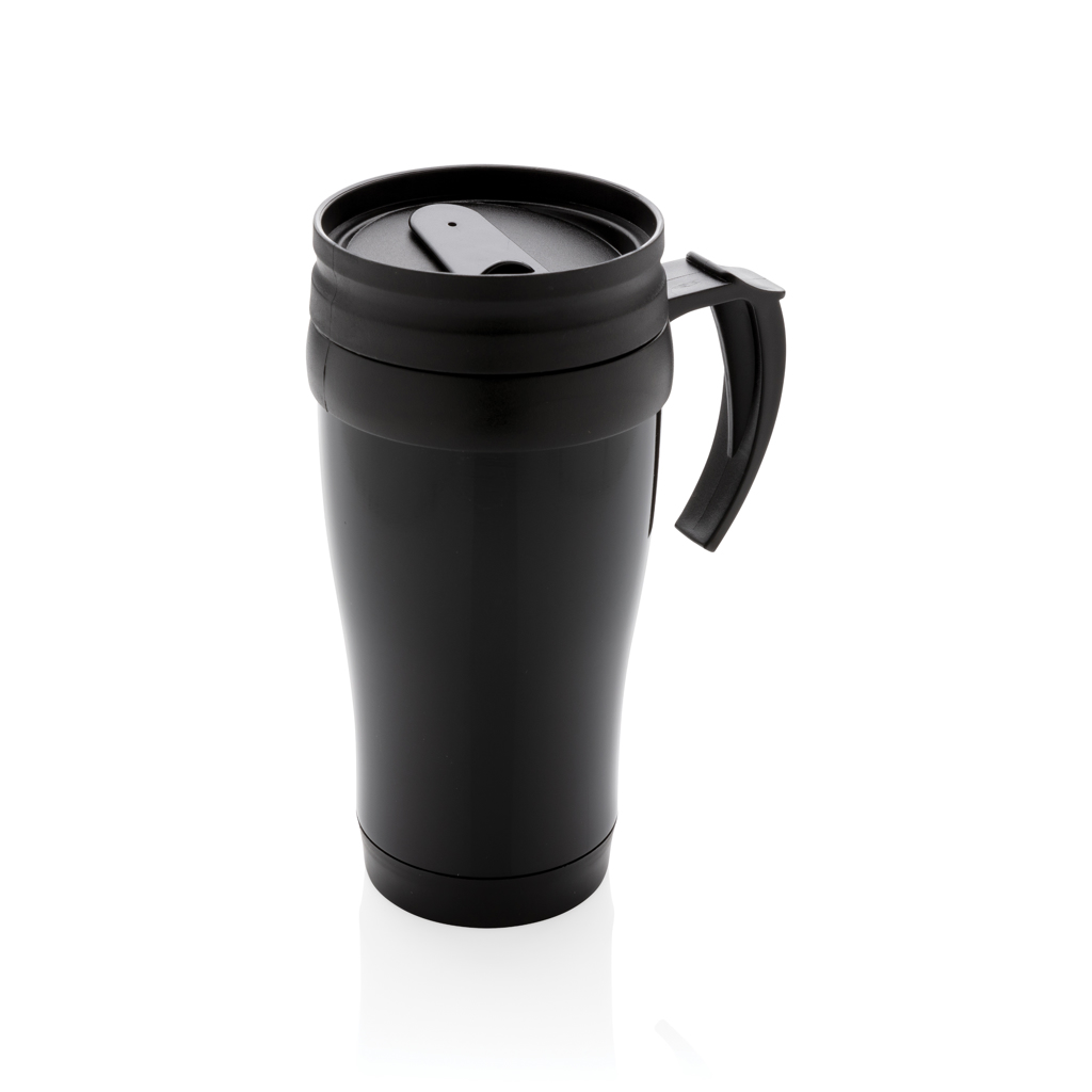 Mug isotherme personnalisé en inox 350 mL_Noir