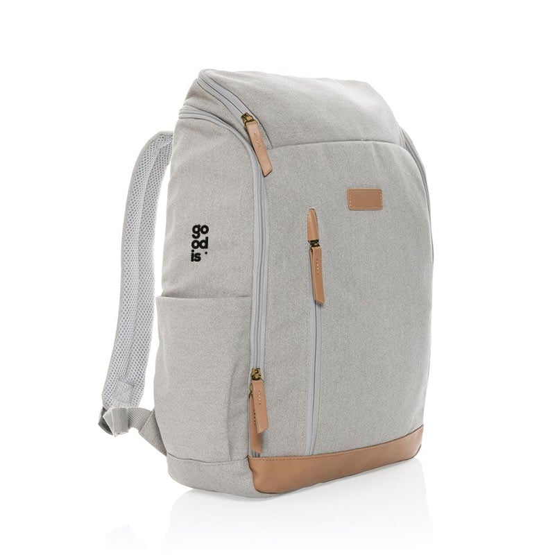 Sac à dos ordinateur 15" en coton et polyester recyclés Impact Rive 17 L_03