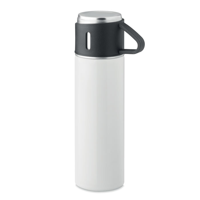 Bouteille isotherme en inox Tonia 420 mL_Blanc