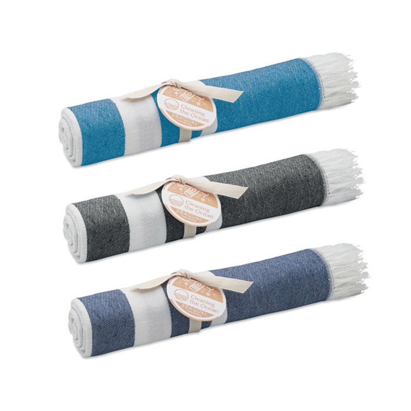 Serviette fouta en coton recyclé et Seaqual Mar 300 g_02