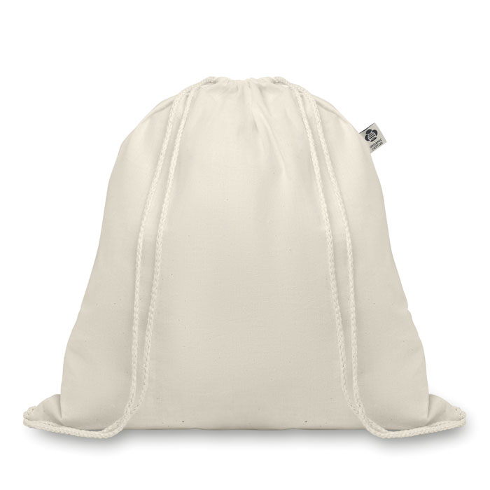 Gym bag en coton bio Organic Hundred 105 g_Beige