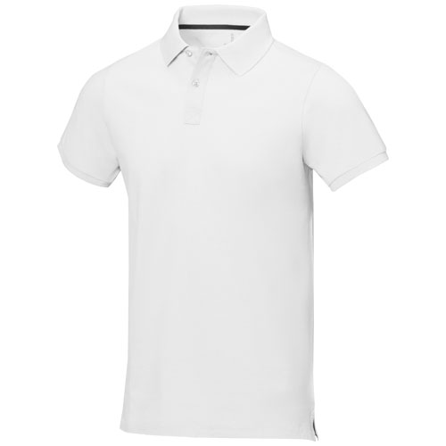 Polo manches courtes homme Calgary 200 g_Blanc