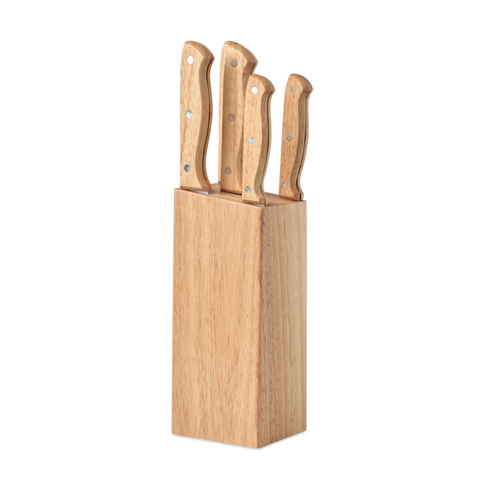 Ensemble de 5 couteaux en bois Gourmet_Bois