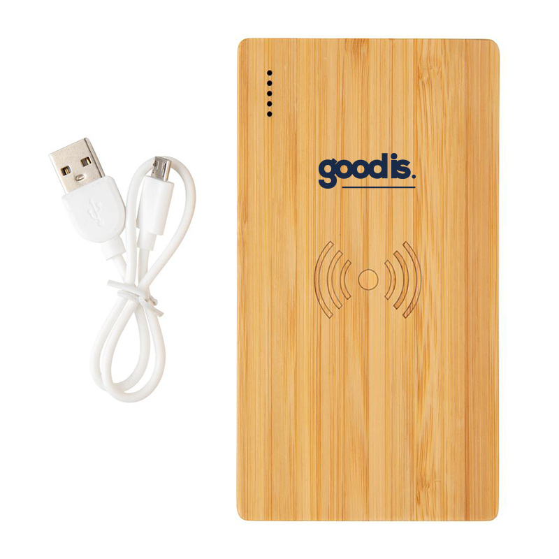 Batterie externe à induction en bambou Radius 4000 mAh_02