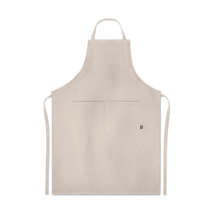 Tablier de cuisine en chanvre Naima_Beige