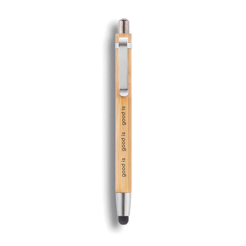 Stylo-stylet en bambou et inox Dax_03
