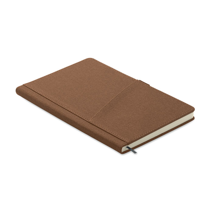 Carnet A5 en papier recyclé Cinco_Marron