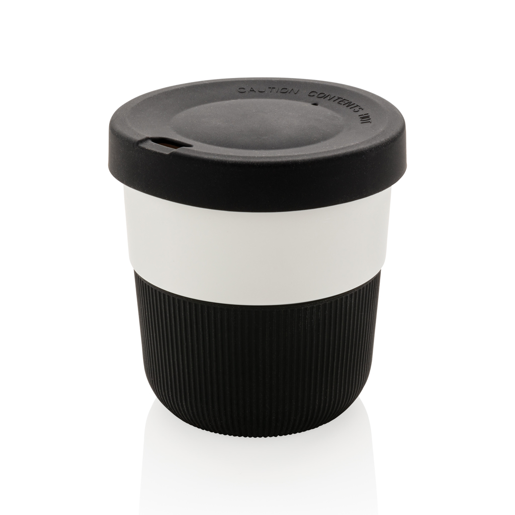 Mug de voyage en plastique végétal Ryoko 280 mL_Noir