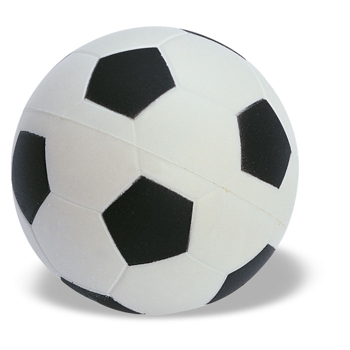 Balle anti-stress ballon Goal_Blanc/Noir