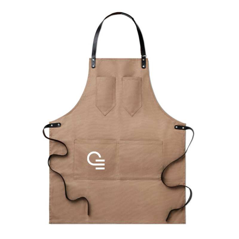 Tablier publicitaire toile enduite Chef - cadeau d'entreprise cuisine
