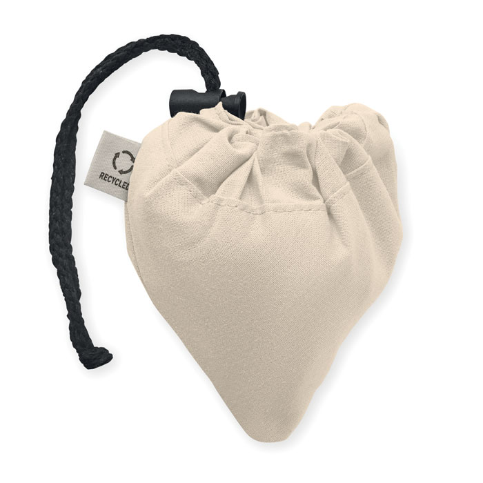Sac shopping pliable en coton et polyester recyclés Carrie 140 g_03