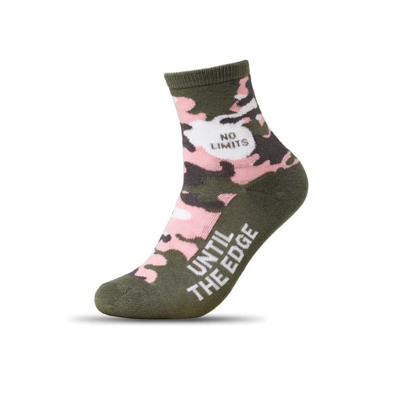 Chaussettes courtes sur-mesure en coton jacquard Chesse_03
