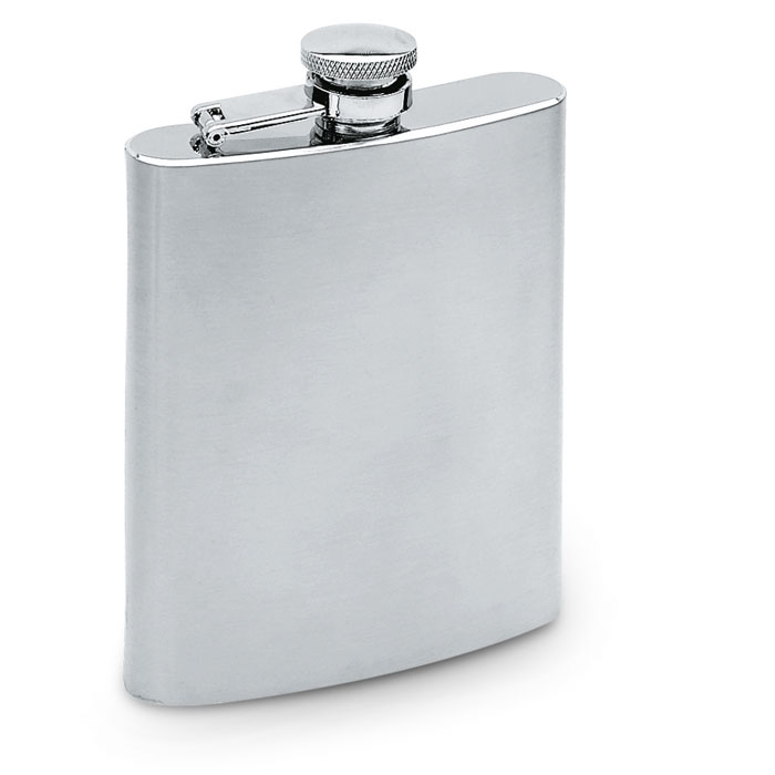 Flasque en inox mat Slimmy Flask 200 mL_Argent mat