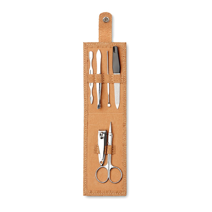 Kit de manucure en liège Nailkitcork_Beige