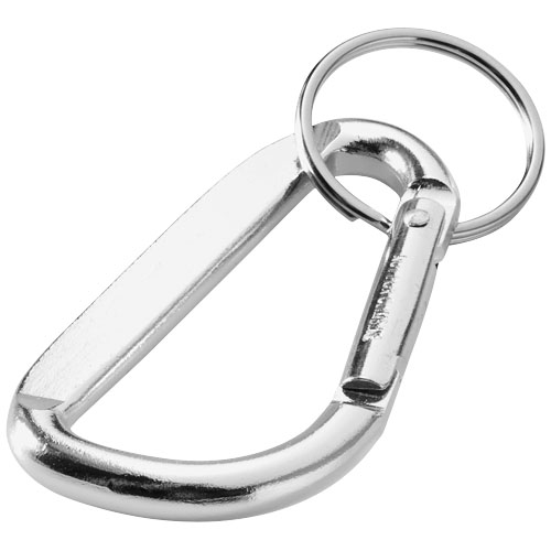 Porte-clés mousqueton Timor_Argent