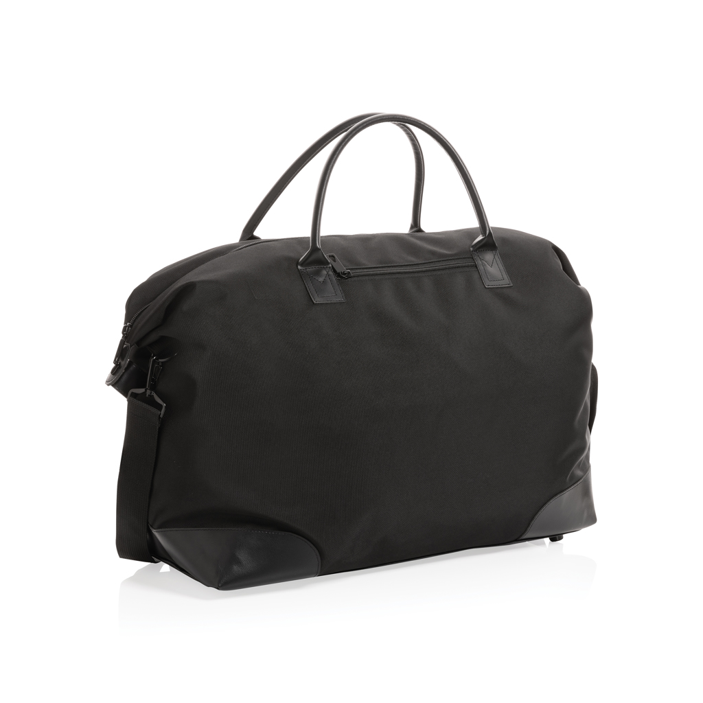 Sac week-end en polyester recyclé rPET 1200D Impact 34 L_Noir