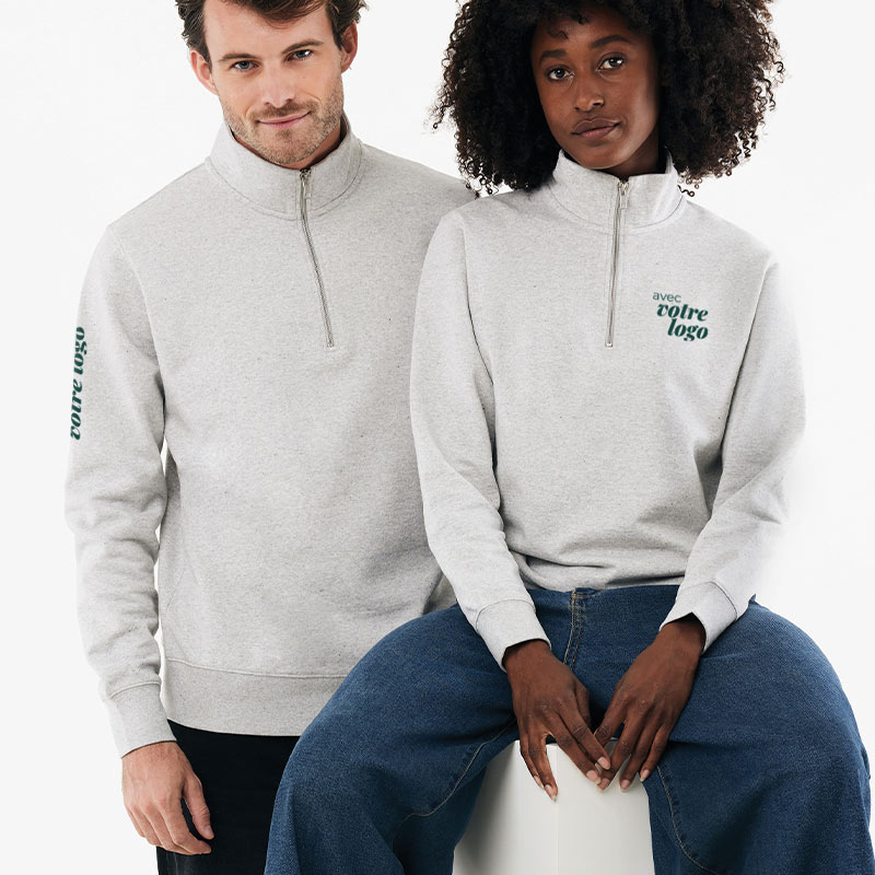 Sweater publicitaire unisexe en coton bio et recyclé certifié Elgon 300 g_00