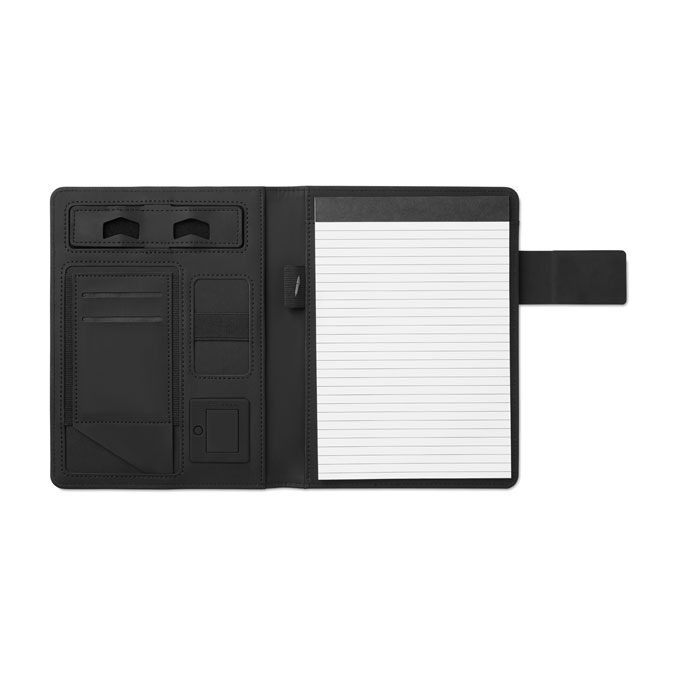 Conférencier A5 et powerbank Powernoty_Noir