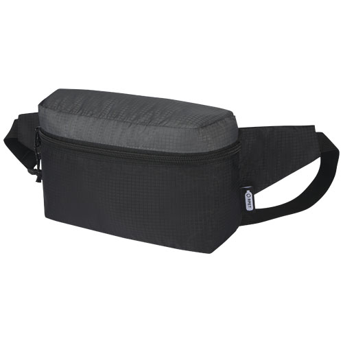 Sac banane en polyester recyclé Trailhead_Noir/Gris