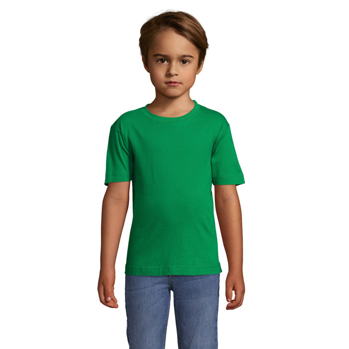 T-shirt enfant en coton certifié Regent 150 g_Vert prairie