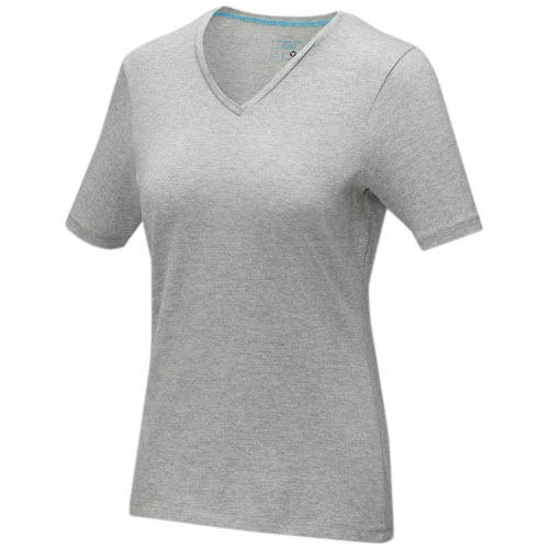 T-shirt femme en coton bio Kawartha 200 g_Gris mélangé