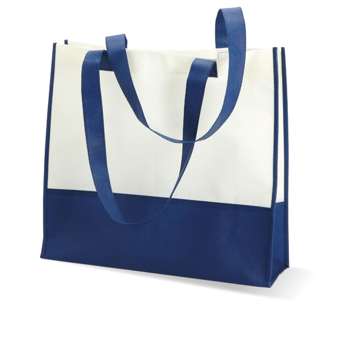 Sac shopping non tissé Vivi_Bleu