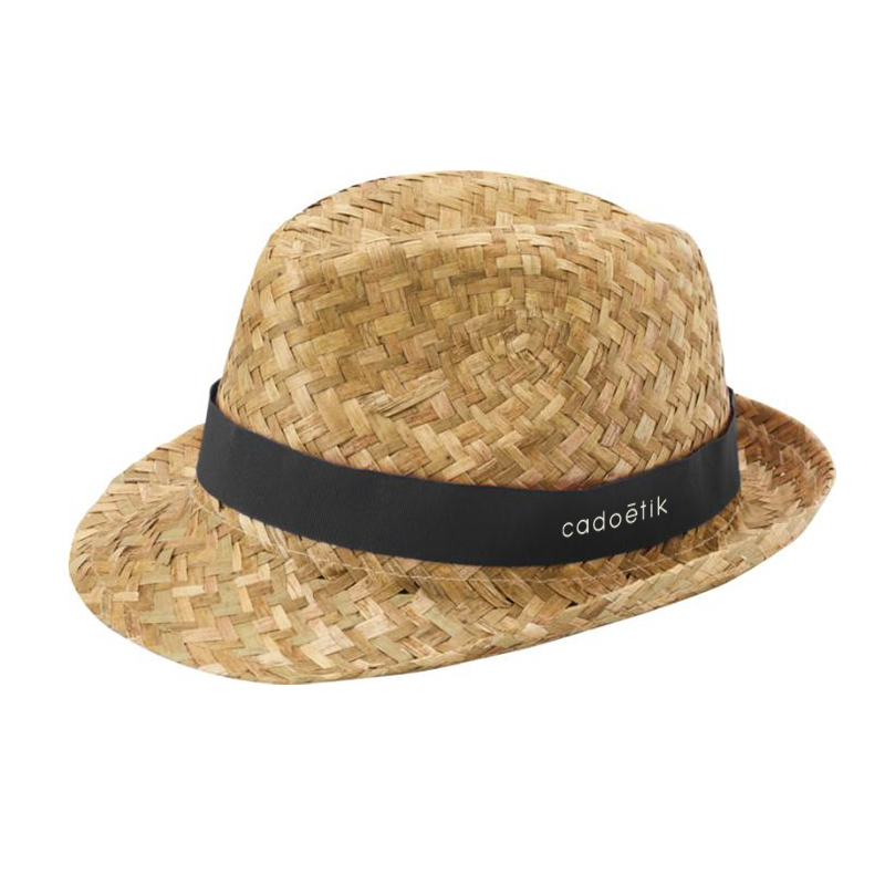 Chapeau de paille naturelle tressée Pricus_01