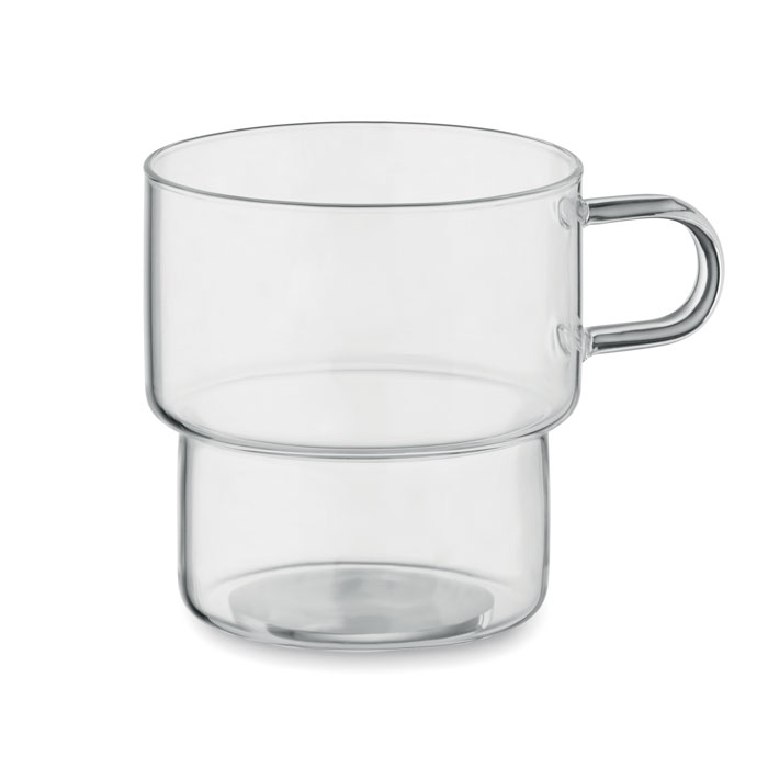 Mug en verre empilable Boromug 300 mL_Transparent