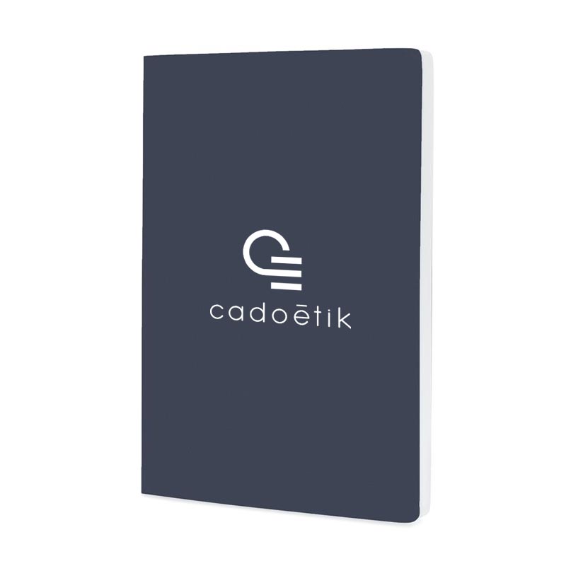 Carnet publicitaire personnalisé entreprise A5 en papier de pierre