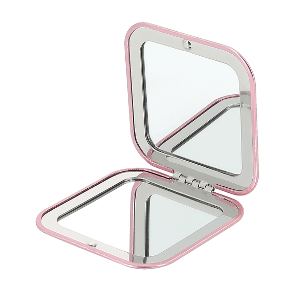 Double miroir en aluminium Duobella_Rose