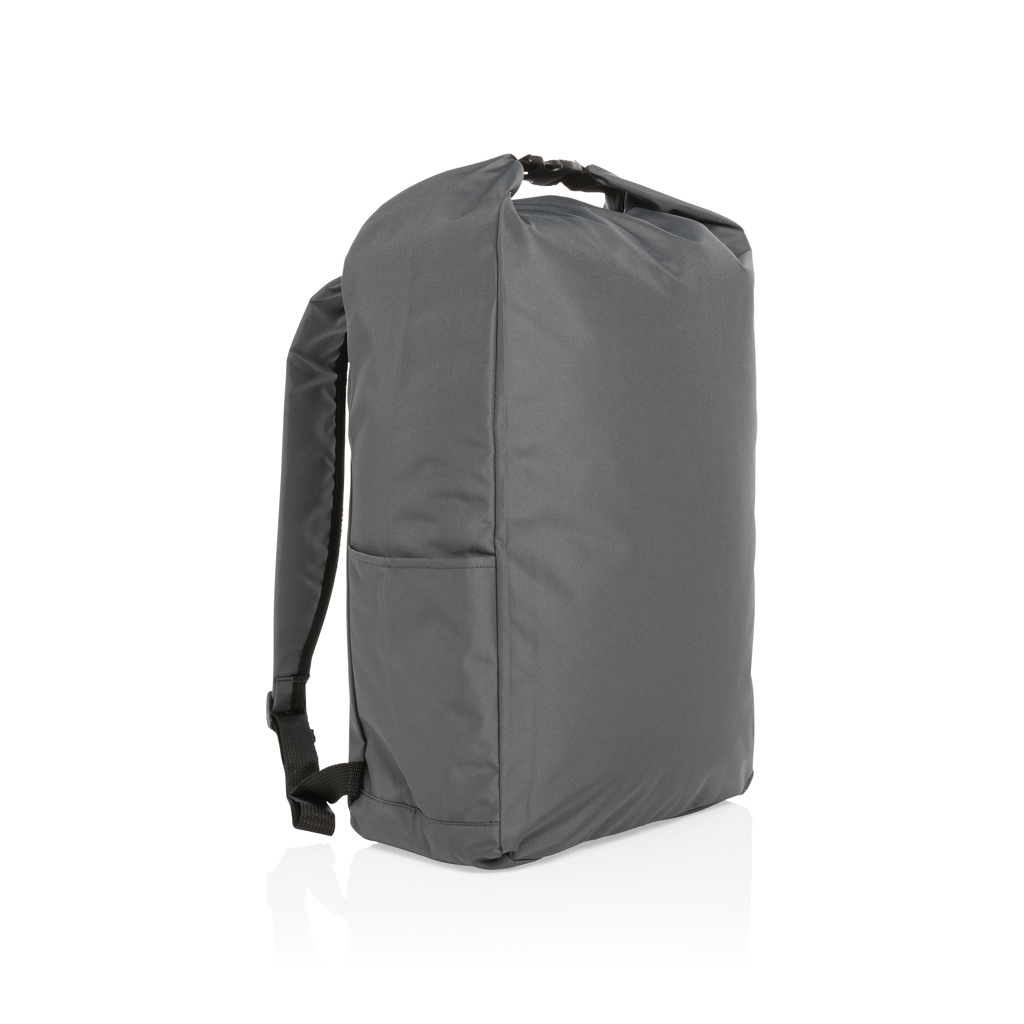 Sac à dos rolltop en polyester recyclé rPET Impact 21 L_Antracite
