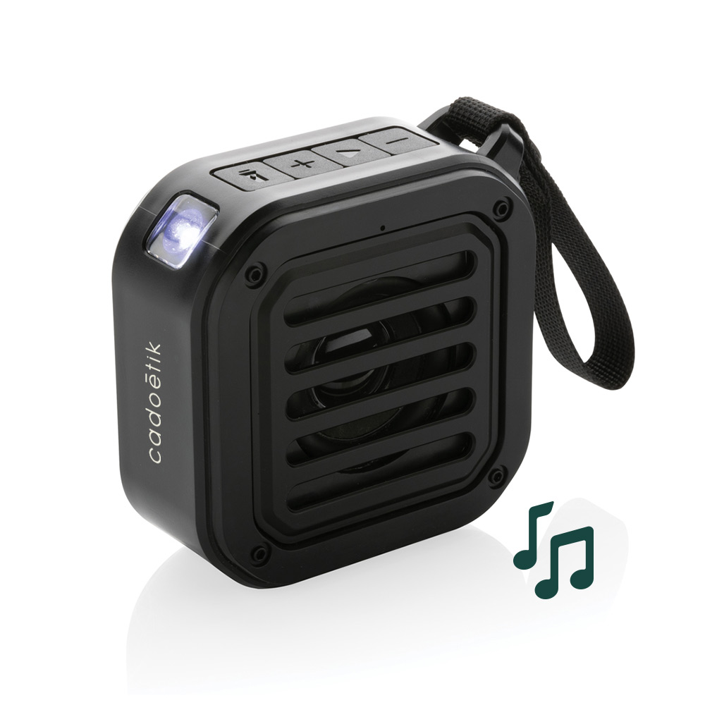 Enceinte solaire 3 W en plastique recyclé certifié Sunwave_1