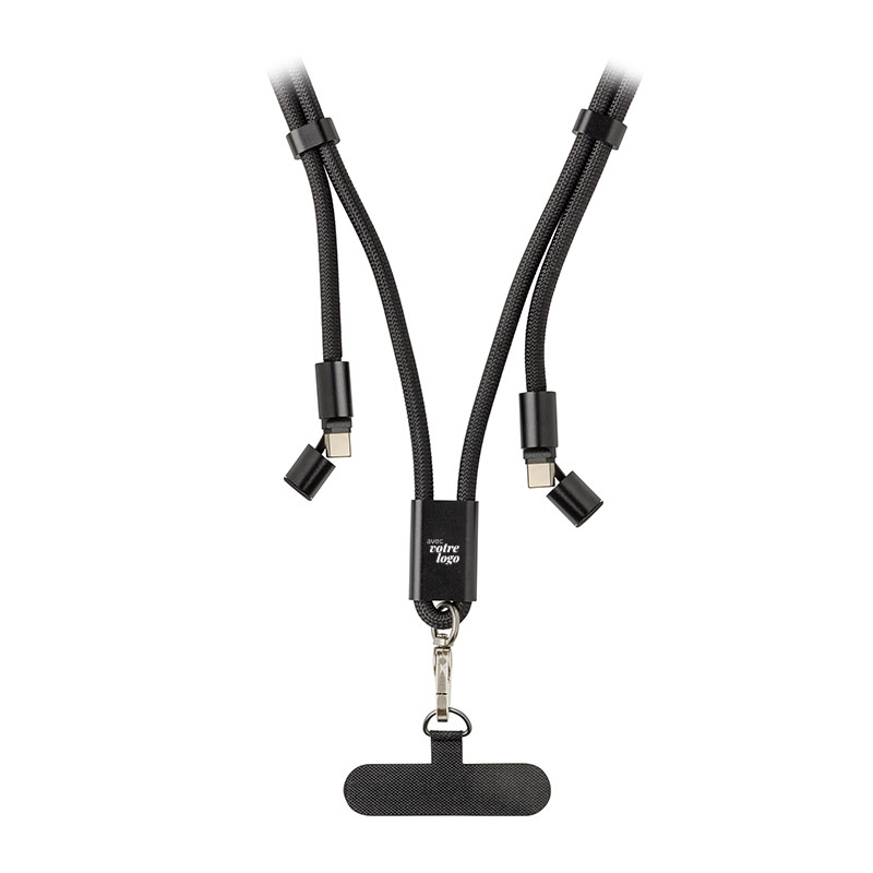 Dragonne pour téléphone avec câble de charge rapide LoopAmp 60 W_03