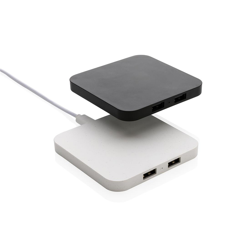 Chargeur à induction en plastique recyclé certifié Carrol 10 W_02