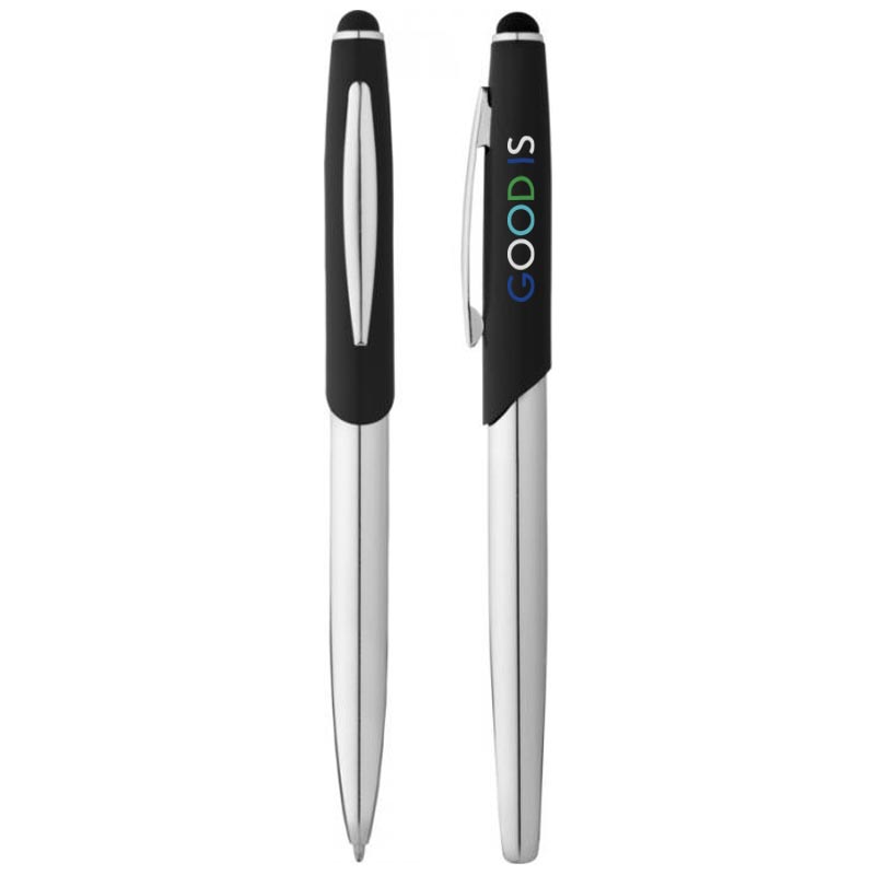 Parure stylo bille et roller avec stylet Geneva_03