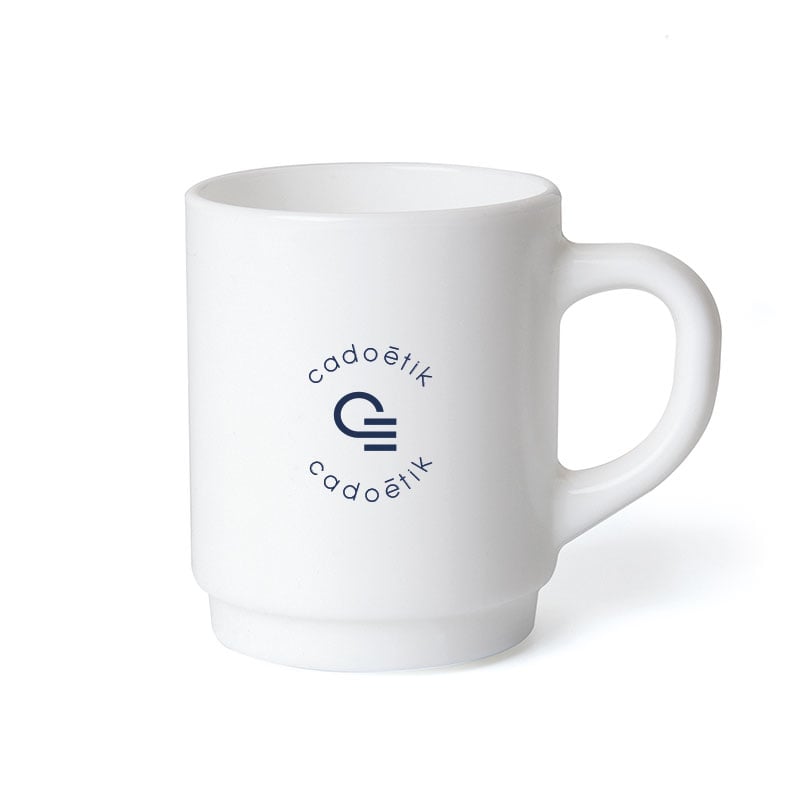 Mug publicitaire - Mug personnalisé entreprise verre Opale 250 mL_1