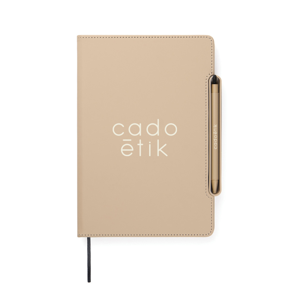 Carnet A5 personnalisé 4-en-1 en PU recyclé Vinga Baltimore_01