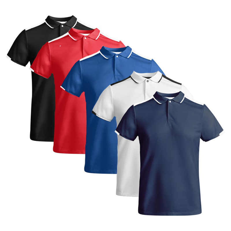 Polo sport enfant en polyester recyclé certifié Tamil 140 g_2