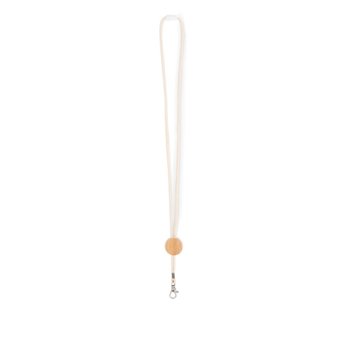 Tour de cou en coton et bambou Kara_Beige