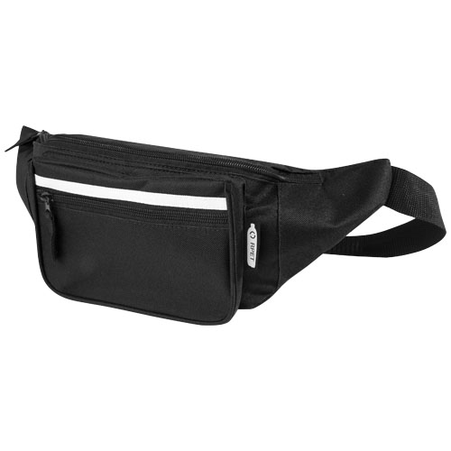 Sac banane en polyester recyclé rPET Journey_Noir
