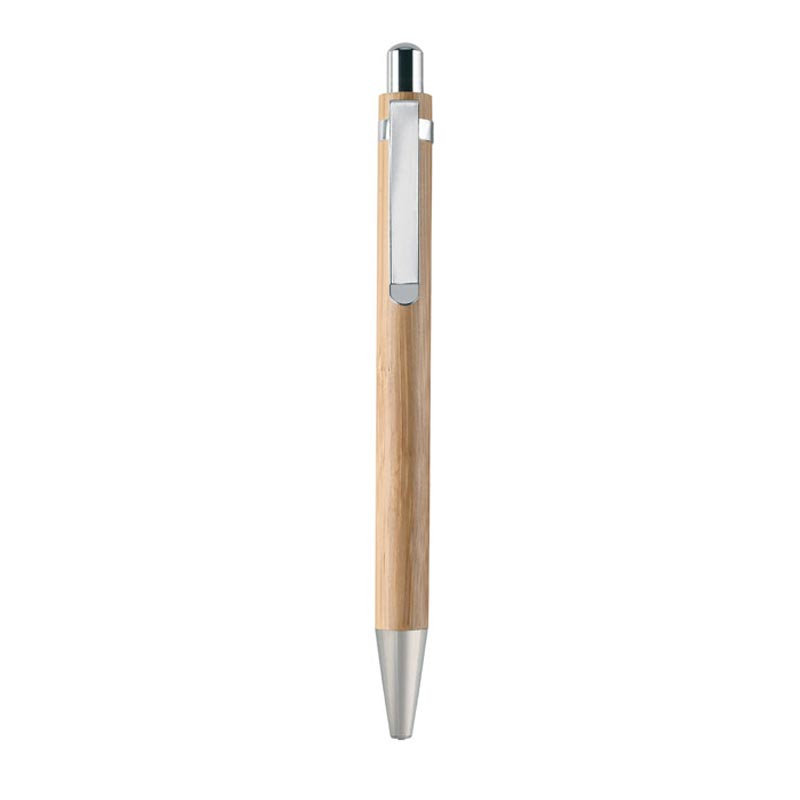 Parure stylo bille et portemine en bambou Bambooset_4