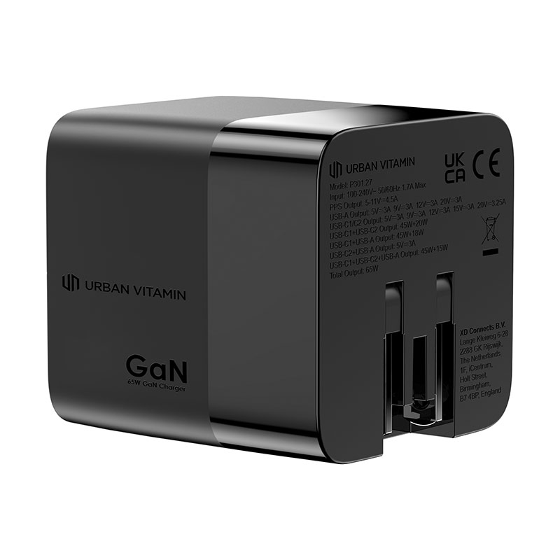 Chargeur mural avec câble de charge rapide Urban Vitamin Mendocino 65 W_04