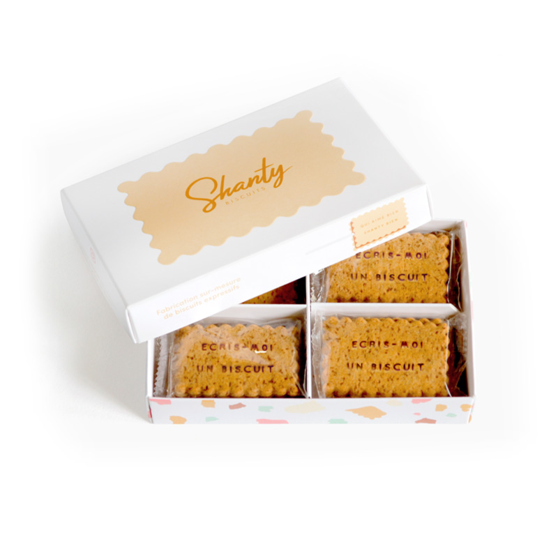 Coffret 24 biscuits personnalisés Shanty Biscuits - Cadeau d'affaires 2