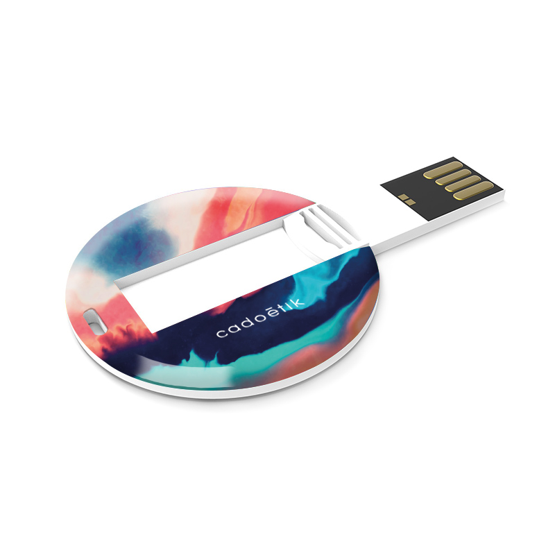 Clé USB publicitaire Coin - Objet publicitaire pour envoi postal