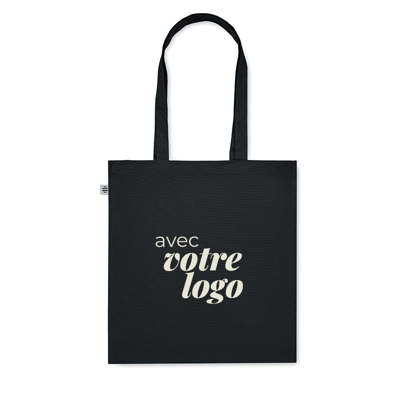 Tote bag publicitaire à soufflets en coton Bente Colour 220 g_03
