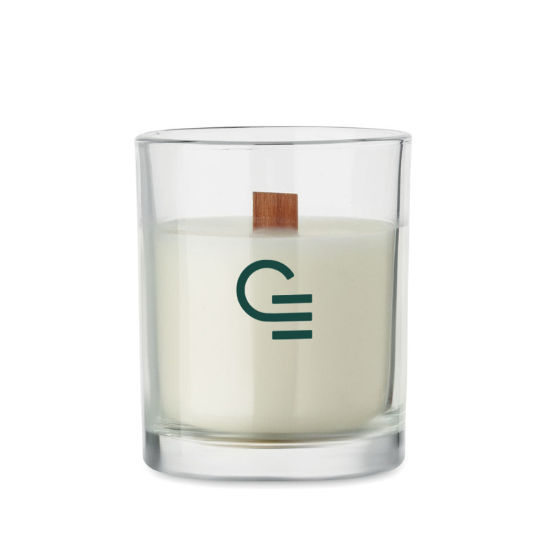 Bougie végétale parfumée en verre Kivas Wood 80 g_01