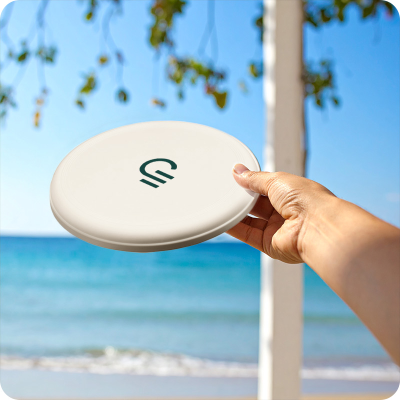 Frisbee en plastique recyclé Orbit_00
