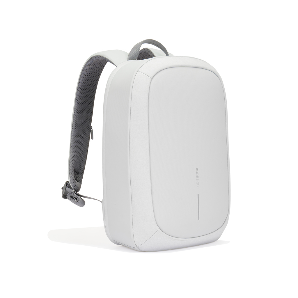 Sac à dos antivol en polyester recyclé Bobby Edge 17 L_Blanc cassé