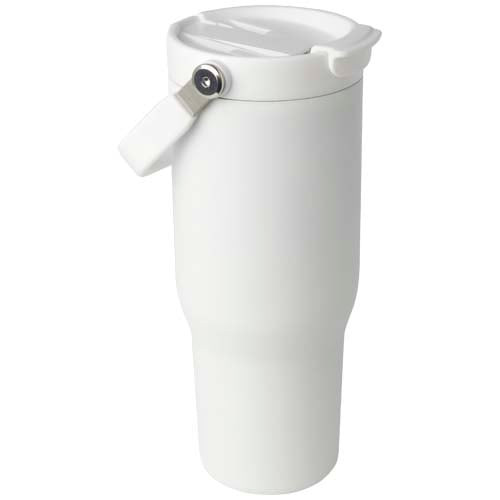 Mug isotherme en inox recyclé certifié Bronx 900 mL_Blanc